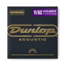 Набор струн DUNLOP DAP1152 PHOSPHOR BRONZE ACOUSTIC GUITAR STRINGS (11-52)